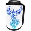 click on Rising From The Ashes Artistic Phoenix Aqua Blue Ombre On White to enlarge!