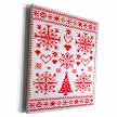 click on Christmas Cross Stitch Embroidery Sampler Red And White to enlarge!