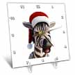 click on Christmas Zebra Funny Animal Wearing Santa Hat to enlarge!