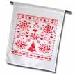 click on Christmas Cross Stitch Embroidery Sampler Red And White to enlarge!