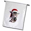 click on Christmas Zebra Funny Animal Wearing Santa Hat to enlarge!