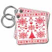 click on Christmas Cross Stitch Embroidery Sampler Red And White to enlarge!