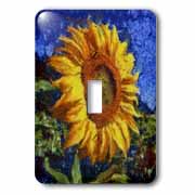 Sunflower In Van Gogh Style Light Switch Cover