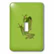 click on Cute Climbing Green Tree Frog Vector Art to enlarge!