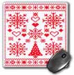 click on Christmas Cross Stitch Embroidery Sampler Red And White to enlarge!