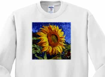 Sunflower In Van Gogh Style Sweatshirt