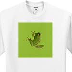 click on Cute Climbing Green Tree Frog Vector Art to enlarge!