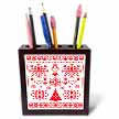 click on Christmas Cross Stitch Embroidery Sampler Red And White to enlarge!