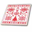 click on Christmas Cross Stitch Embroidery Sampler Red And White to enlarge!