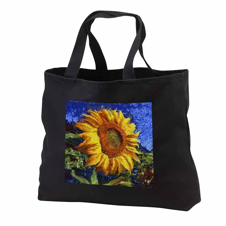 Sunflower In Van Gogh Style Tote Bag