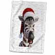 click on Christmas Zebra Funny Animal Wearing Santa Hat to enlarge!