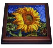 Sunflower In Van Gogh Style Trivet