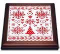 click on Christmas Cross Stitch Embroidery Sampler Red And White to enlarge!