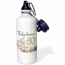 Fabulous and 60 In Image Of Gold With A Floral Vintage Limousine Water Bottle