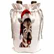 click on Christmas Zebra Funny Animal Wearing Santa Hat to enlarge!